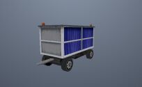 Baggage Trailer (covered) — model GTA SA